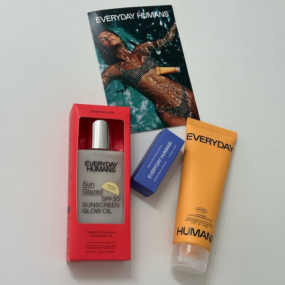 Brand new Everyday Human sunscreen bundle